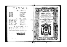 Concentus ecclesiastici: Bassus part by Franscesco Foggia