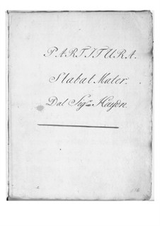 Stabat Mater, Hob.XXa/1: No.1 Stabat Mater dolorosa by Joseph Haydn