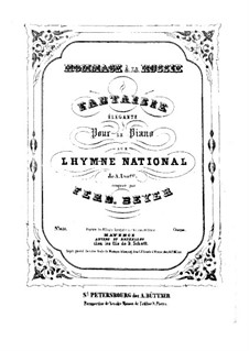 Zwolf elegante Fantaises über russische Themen von verschiedener Komponisten, Op.100: Nr.1-6 by Ferdinand Beyer
