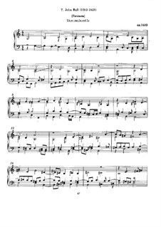 Fantasie für Cembalo (oder Orgel): Fantasie für Cembalo (oder Orgel) by John Bull