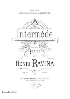 Intermède, Op.108: Intermède by Jean-Henri Ravina