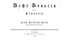 Sonaten für Cembalo: Sonaten für Cembalo by Ernst Wilhelm Wolf