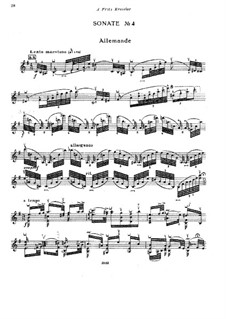 Sechs Sonaten für Violine, Op.27: Sonate Nr.4 by Eugène Ysaÿe