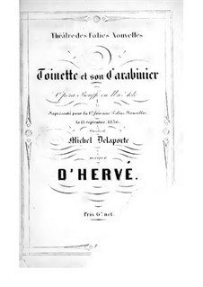 Toinette et son carabinier: Toinette et son carabinier by Florimond Hervé