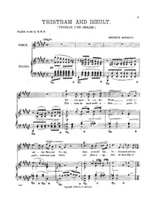 Tristan und Isolde, Op.24 No.4: Tristan und Isolde by Heinrich Hofmann