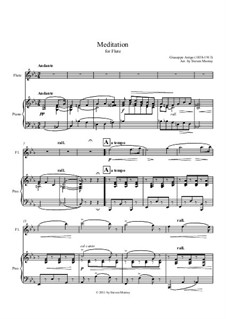 Meditation: Für Flöte und Piano by Giuseppe Arrigo
