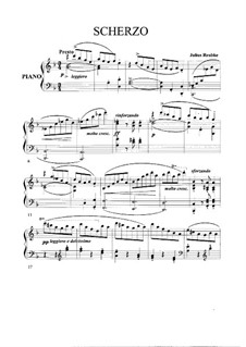 Scherzo in d-Moll, Op.3: Für Klavier by Julius Reubke