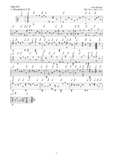 Delitiae Test: Suite No.15 in C by Esaias Reusner