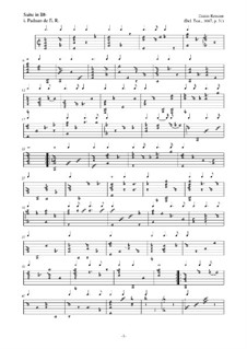 Delitiae Test: Suite No.31 in Bb by Esaias Reusner