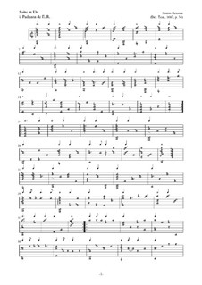 Delitiae Test: Suite No.34 in Eb by Esaias Reusner