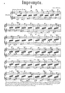 Drei Impromptus, Op.59: Drei Impromptus by Carl Nielsen