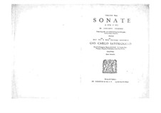 Sonaten für zwei Violinen, Violone und Basso Continuo, Op.2: Sonaten für zwei Violinen, Violone und Basso Continuo by Giovanni Legrenzi