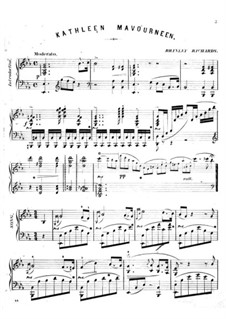 Transcription of Popular Melodies: Kathleen Mavourneen by Brinley Richards