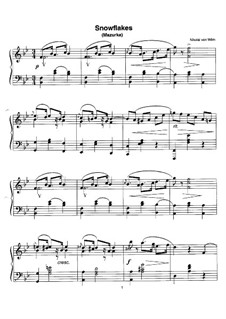 Schneeflocken: Nr.2 Mazurka by Nicolai von Wilm