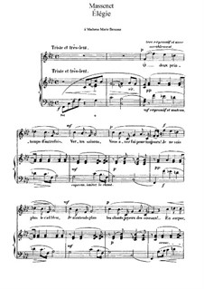 Elf Lieder: Elf Lieder by Jules Massenet