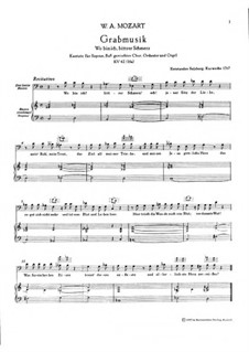 Ausgewählte Kantaten für Stimmen, Orgel und Orchester: Ausgewählte Kantaten für Stimmen, Orgel und Orchester by Wolfgang Amadeus Mozart