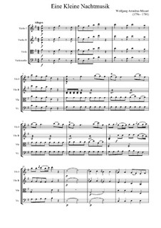 Allegro: Vollpartitur by Wolfgang Amadeus Mozart