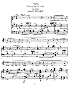 Wesendonck Lieder, WWV 91: Vollständiger Satz by Richard Wagner