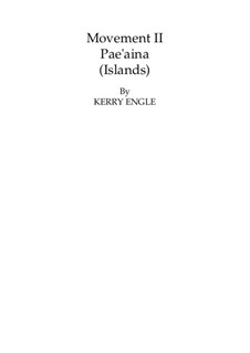 Concert II for Guitar and Orchestra 'Distant Journey': Movement II 'Pae'aina' by Kerry Engle