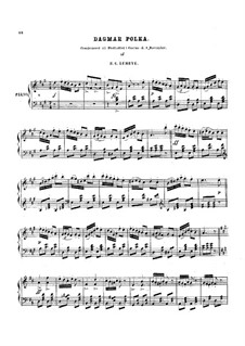 Dagmar Polka: Für Klavier by Hans Christian Lumbye