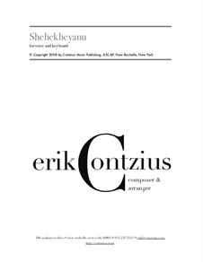 Shehekheyanu: Klavierauszug mit Singstimmen by Erik Contzius