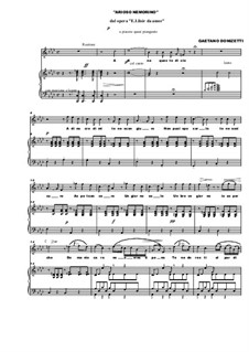 Der Liebestrank: Adina, credemi by Gaetano Donizetti