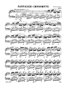 Fantasie-Impromptu in cis-Moll, Op.66: Für Klavier (с аппликатурой) by Frédéric Chopin