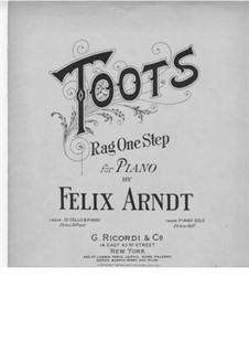 Toots: Für Klavier by Felix Arndt