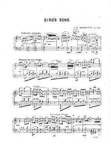 Bird's Song, Op.22: Bird's Song by J.W. Harmston