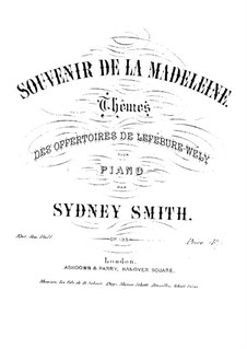 Souvenir de la Madeleine, Op.135: Souvenir de la Madeleine by Sydney Smith