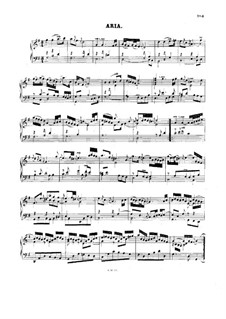 Goldberg-Variationen, BWV 988: Für Cembalo by Johann Sebastian Bach