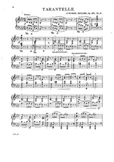 Zwei Tarantellas, Op.85: Tarantella Nr.4 by Stephen Heller