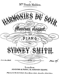 Harmonies du soir, Op.54: Harmonies du soir by Sydney Smith