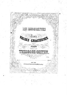 Les amourettes. Waltz No.2, Op.66: Les amourettes. Waltz No.2 by Theodor Oesten