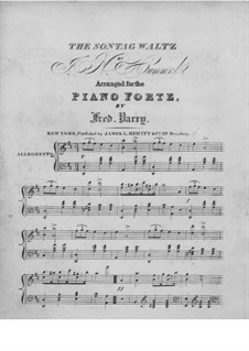 The Sontag Waltz: The Sontag Waltz by Johann Nepomuk Hummel
