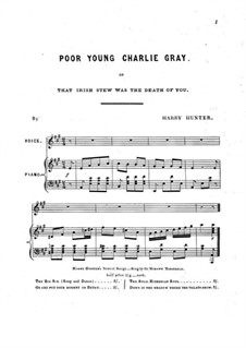 Poor Young Charlie Gray: Poor Young Charlie Gray by Harry Hunter