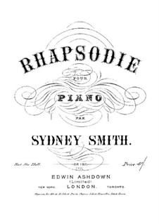 Rhapsodie, Op.137: Rhapsodie by Sydney Smith