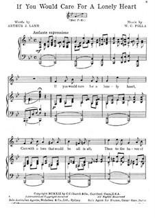 If You would Care for a Lonely Heart: If You would Care for a Lonely Heart by William C. Polla