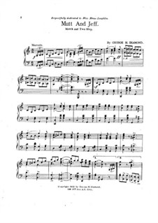 Mutt and Jeff. Marsh and Two-Step: Mutt and Jeff. Marsh and Two-Step by George H. Diamond