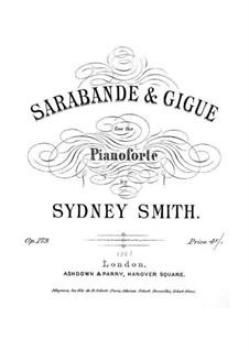 Sarabande und Jigue, Op.179: Sarabande und Jigue by Sydney Smith