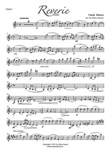 Rêverie, L.68: Für Streichquartett by Claude Debussy