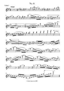 Violin Solo from Ballet: Bearbeitung für Streichquartett by Unknown (works before 1850)