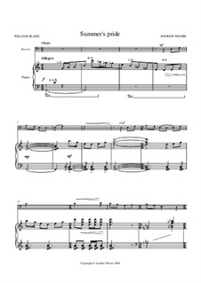Summer's Pride: Für Fagott und Klavier by Andrew Moore
