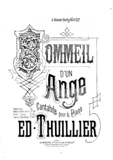 Le Sommeil d'un Ange: Le Sommeil d'un Ange by Edouard Thuillier