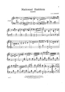 National Emblem: Für Klavier by Edwin Eugene Bagley