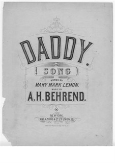 Daddy: In F-Dur by Arthur Henry Behrend