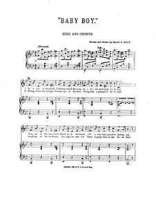 Baby Boy: For voice, choir and piano by Isaac S. Daly