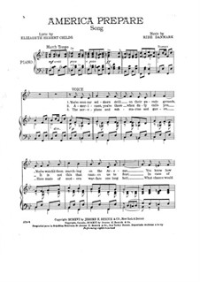 America Prepare. Song: America Prepare. Song by Jens Bodewalt Lampe