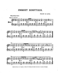 Croquet Schottisch: Croquet Schottisch by Frank M. Davis