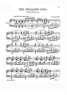 Was die Schwalbe sang, Op.270: Was die Schwalbe sang by Carl Böhm